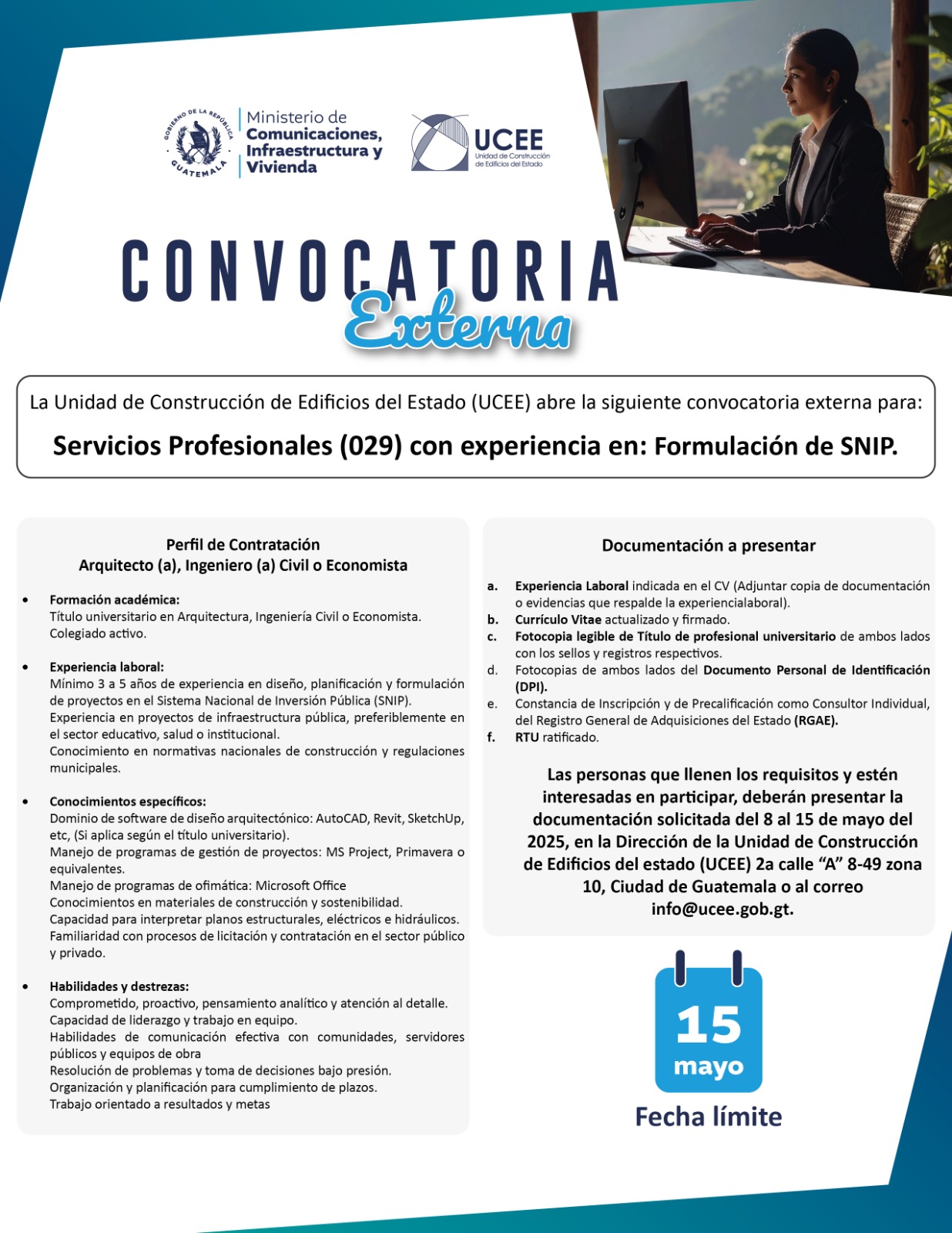 Convocatoria UCEE